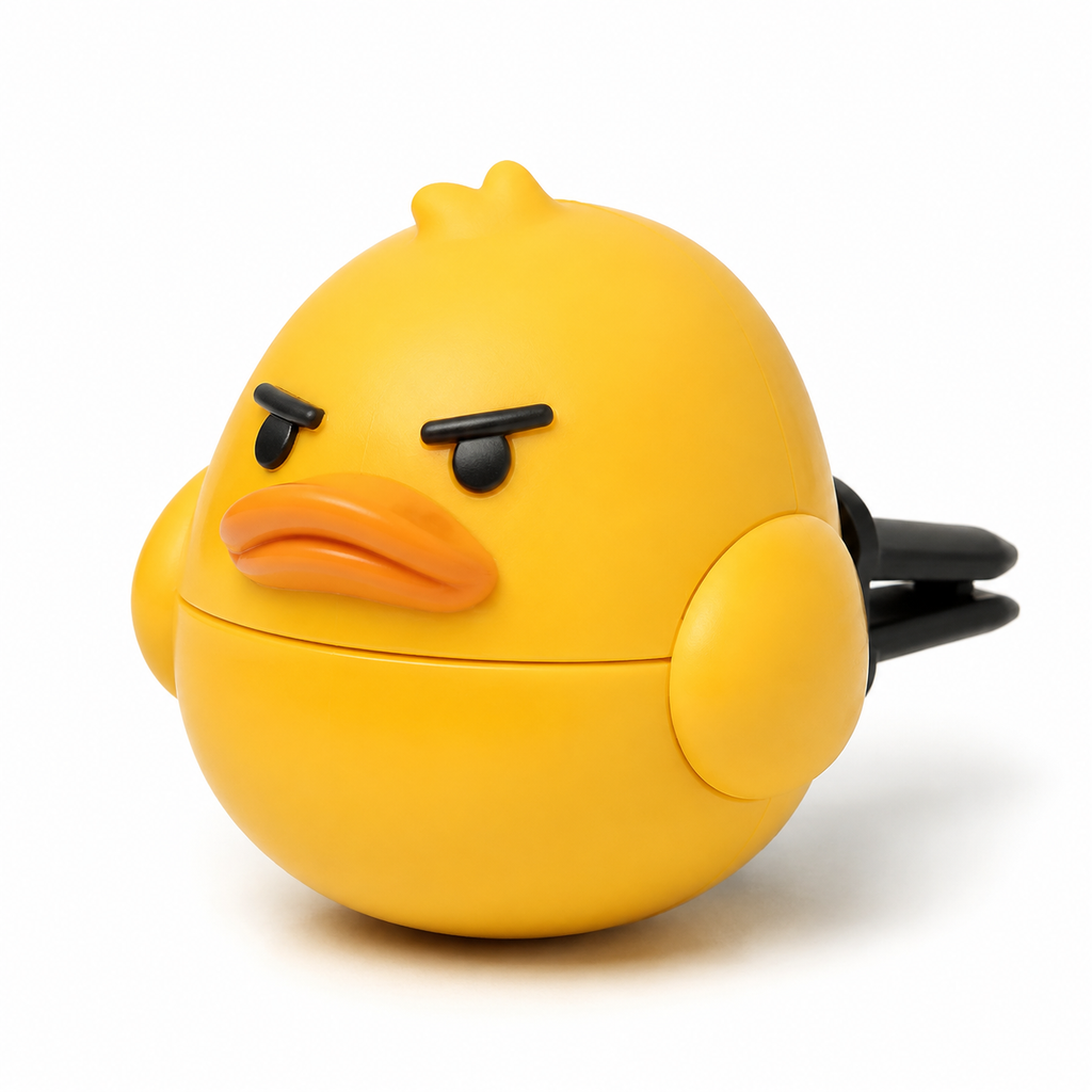 Grumpy Duck Spin Vent Clip Ornament