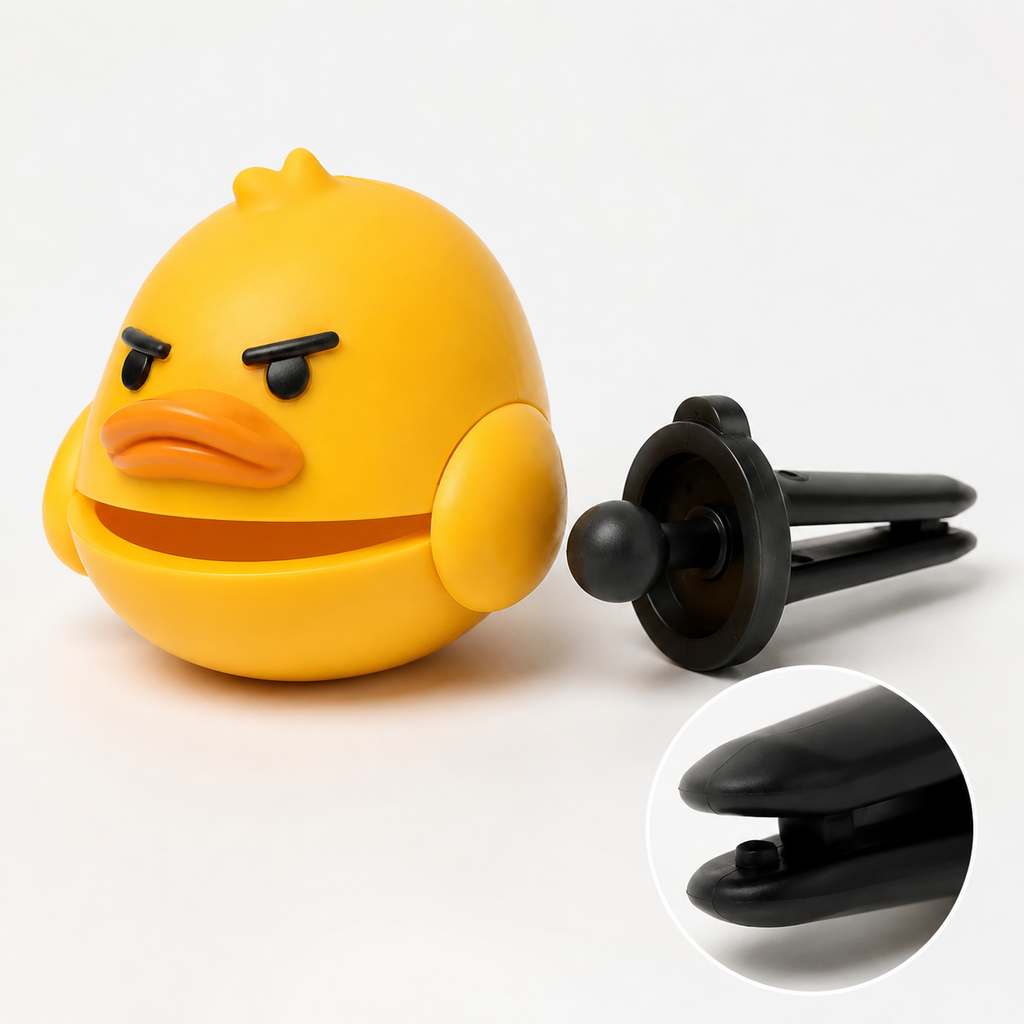 Grumpy Duck Spin Vent Clip Ornament