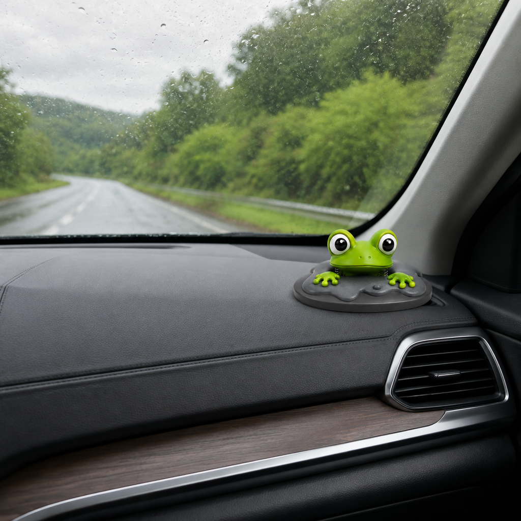 Peekaboo Frog Bobble Dashboard Ornament