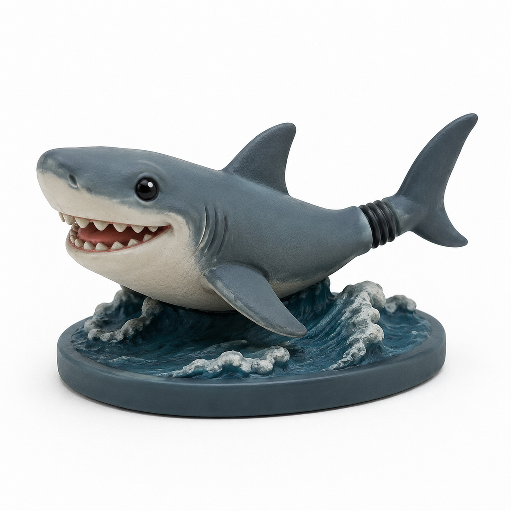 Wiggle-Tail Shark Dashboard Ornament