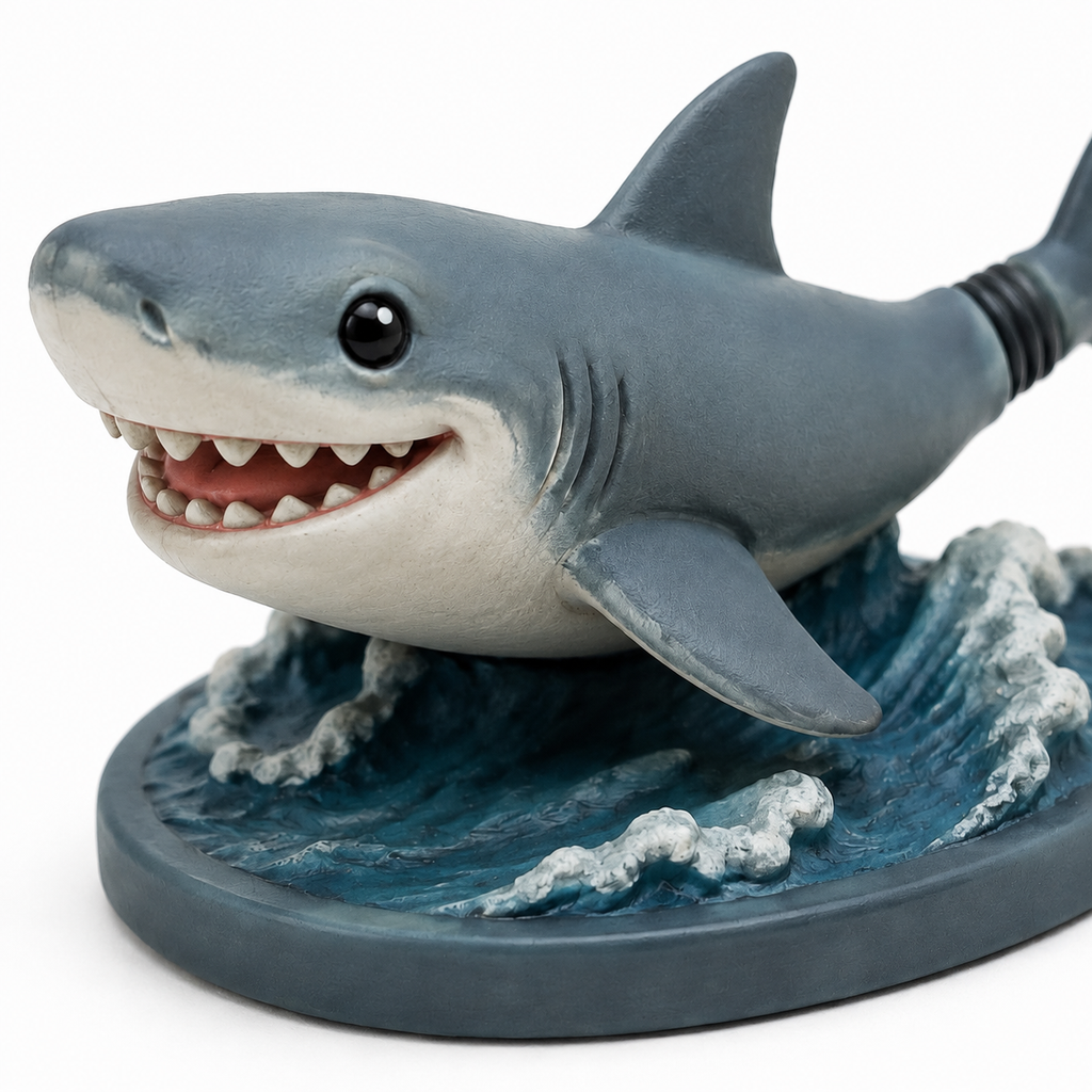 Wiggle-Tail Shark Dashboard Ornament