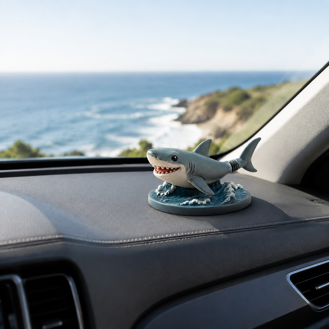 Wiggle-Tail Shark Dashboard Ornament