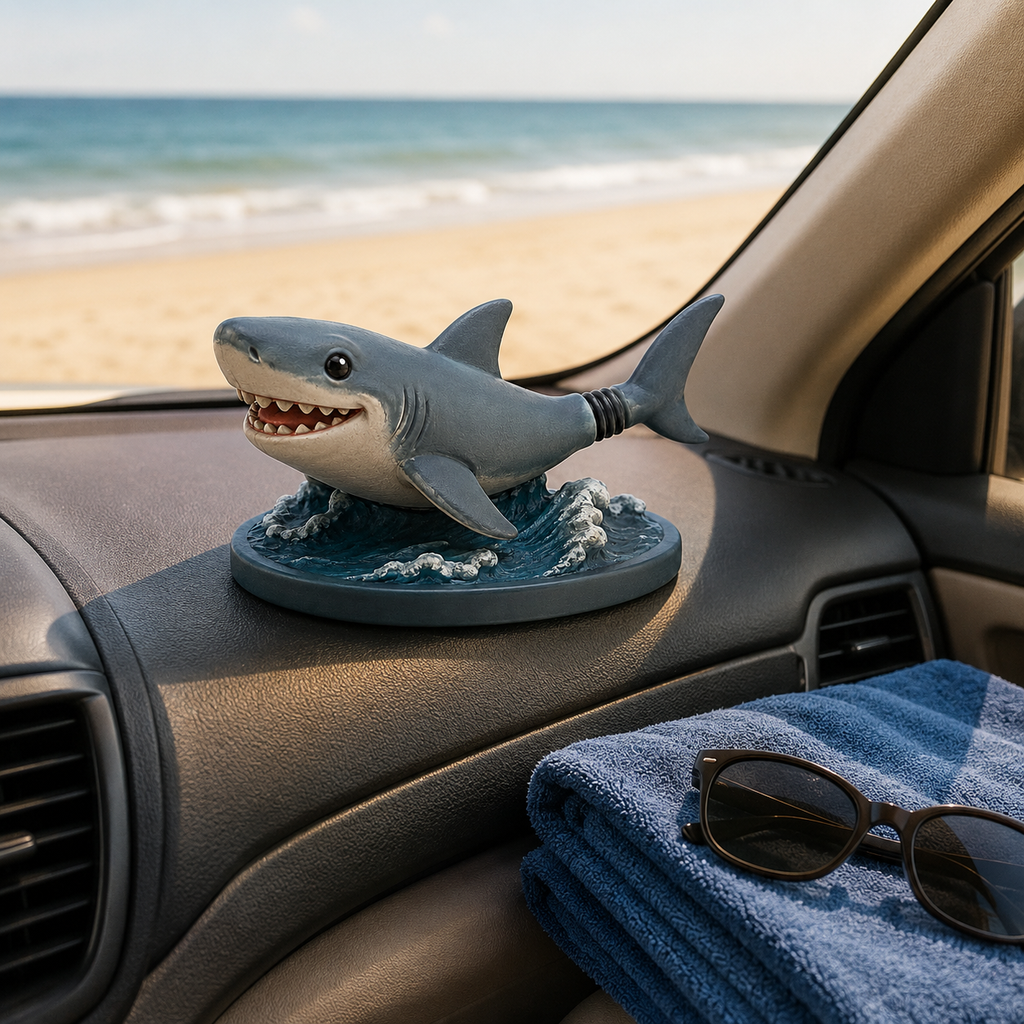 Wiggle-Tail Shark Dashboard Ornament