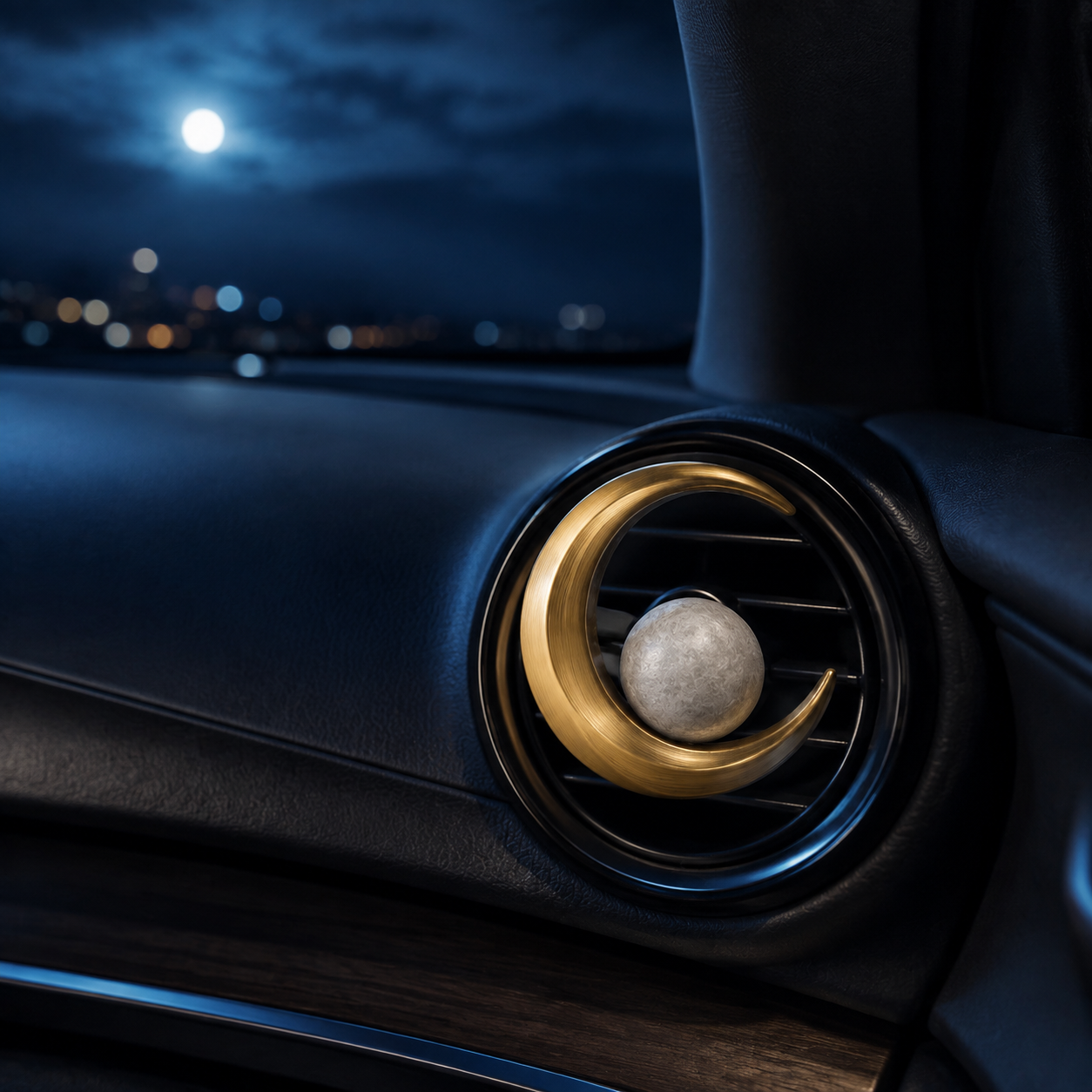 Balanced Moon Car Vent Clip