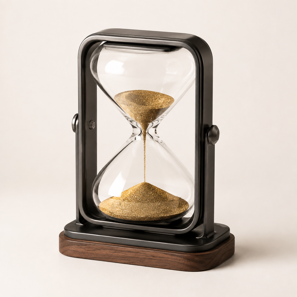 Golden Sand Compact Dashboard Hourglass