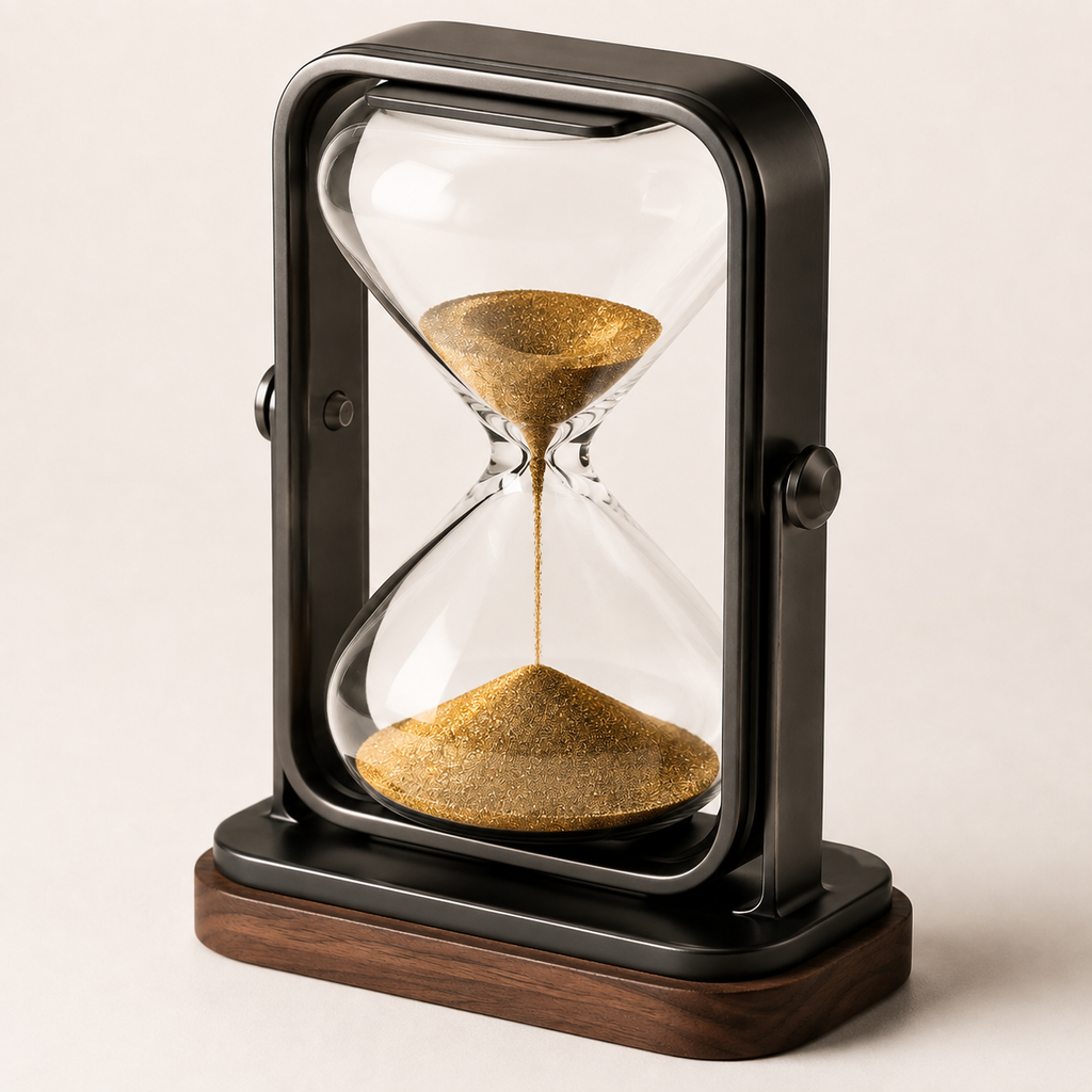 Golden Sand Compact Dashboard Hourglass