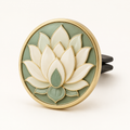 Lotus Shield Car Vent Clip Ornament