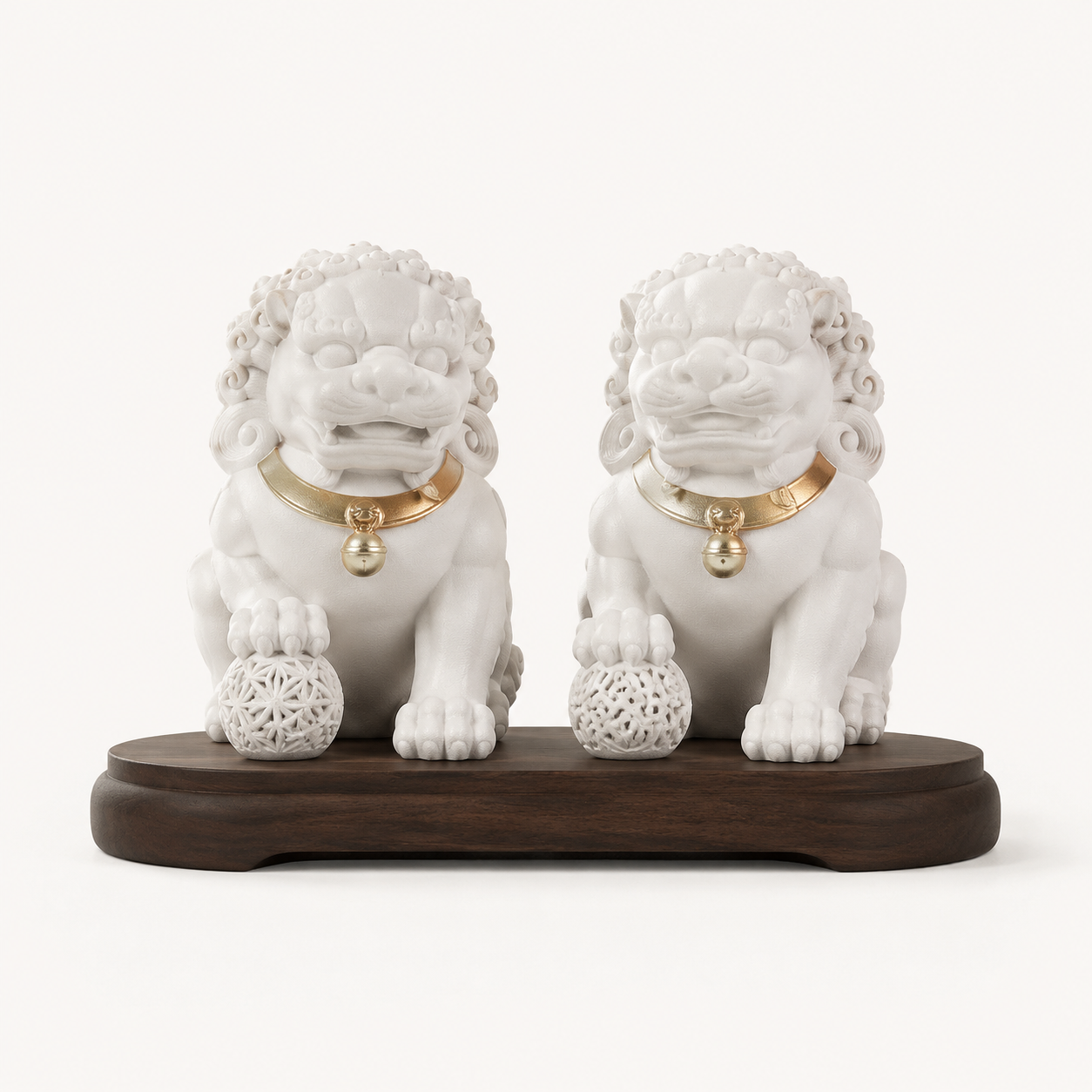 Guardian Lion Pair Dashboard Ornament