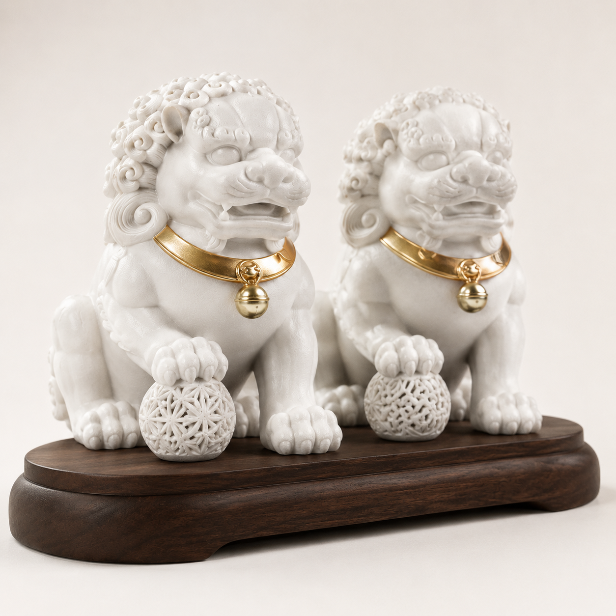 Guardian Lion Pair Dashboard Ornament