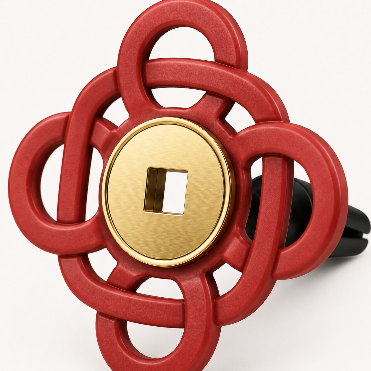 Good-Wishes Knot Coin Vent Clip