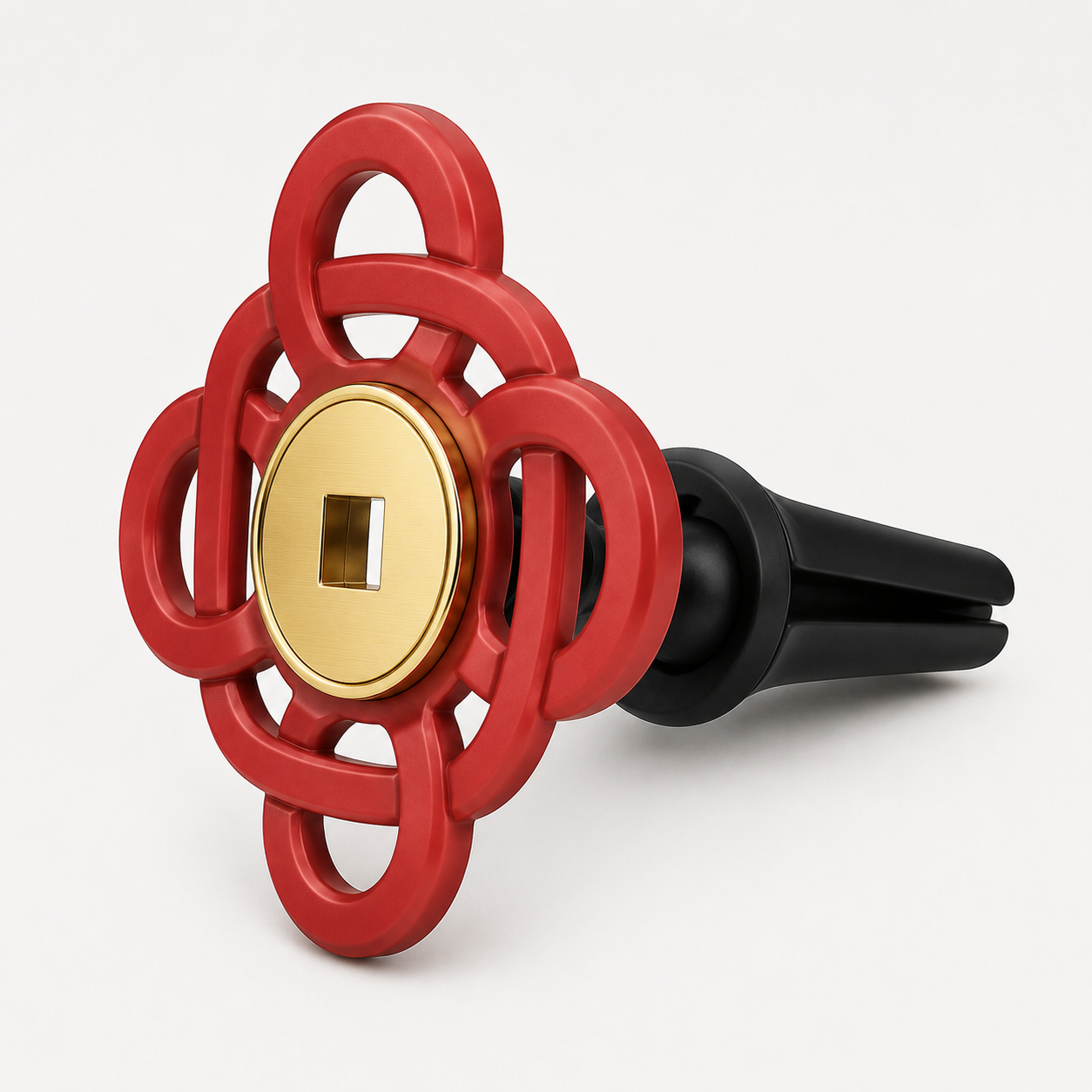 Good-Wishes Knot Coin Vent Clip