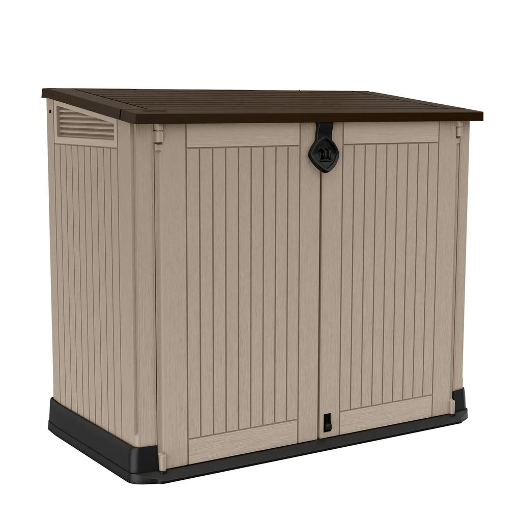 30 Cu. Ft. All-Weather Resin Storage Shed, Beige