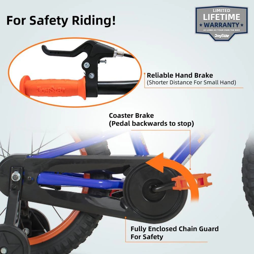 20-Inch Kids Bike with Training Wheels
