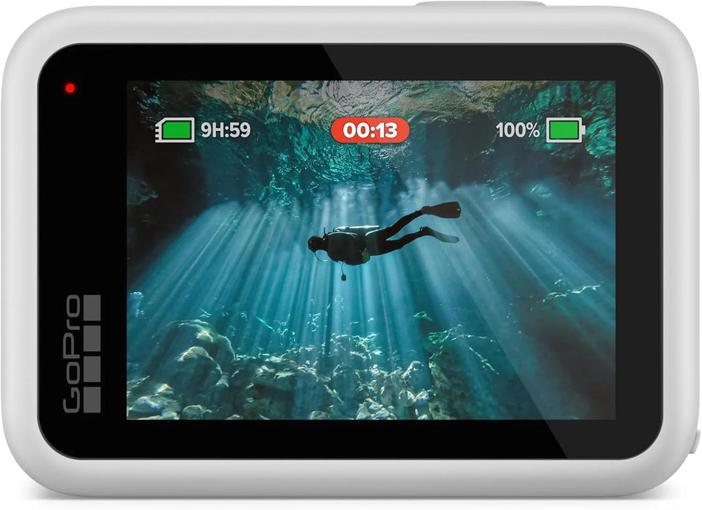 Waterproof Action Camera, 5.3K 60FPS Video, 27MP Photos, Wide-Angle Lens Compatibility, Black