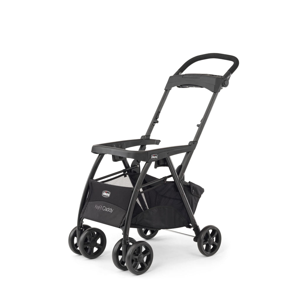 Lightweight Infant Car Seat Caddy Frame Stroller, Portable Baby Carrier Stroller Frame with Easy Fold Design