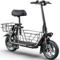 Adults Electric Scooter with Large Middle Basket