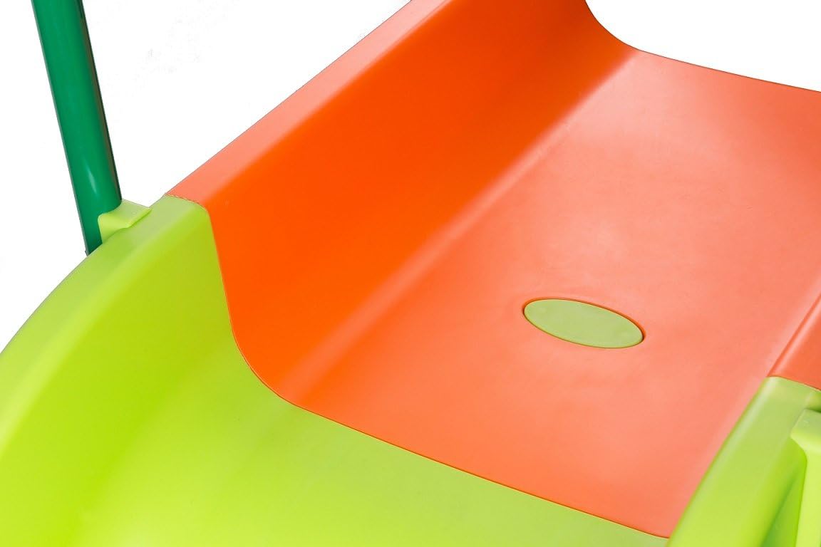10-Foot Outdoor Playground Slide for Kids, Freestanding Plastic Backyard Slide, Large Swing Set Slide, Outdoor Play Equipment for Ages 4-8
