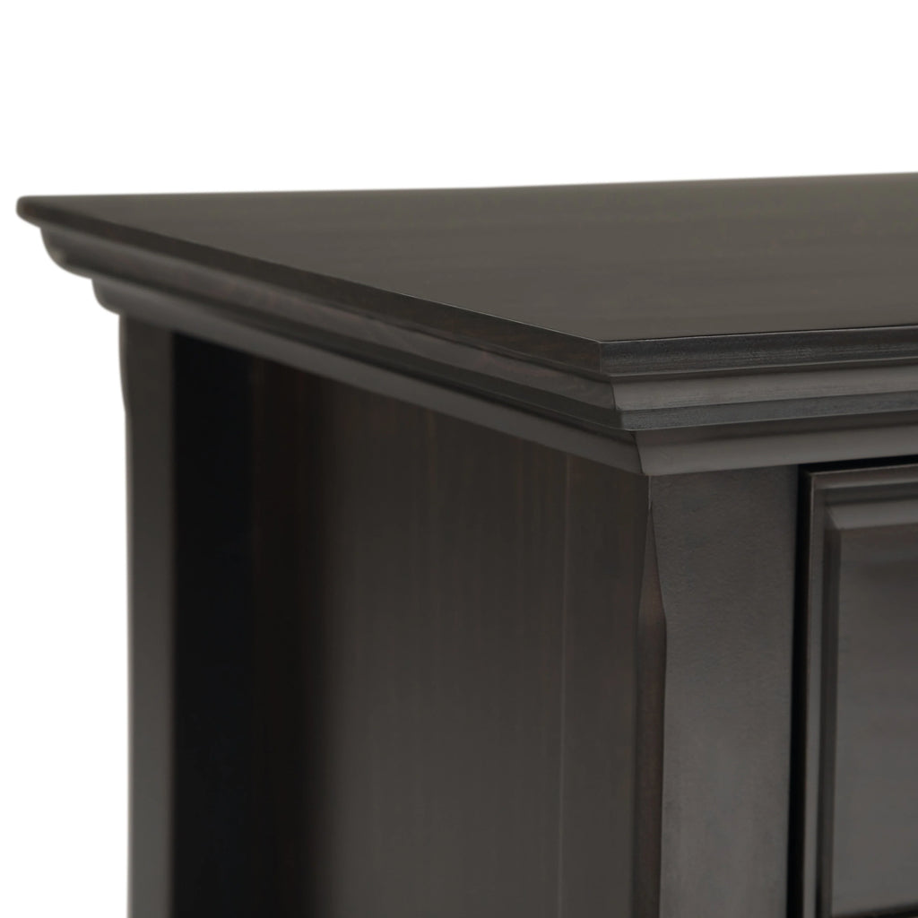 24 Inch Wide Solid Wood Nightstand, Bedside Table and Bedroom End Table
