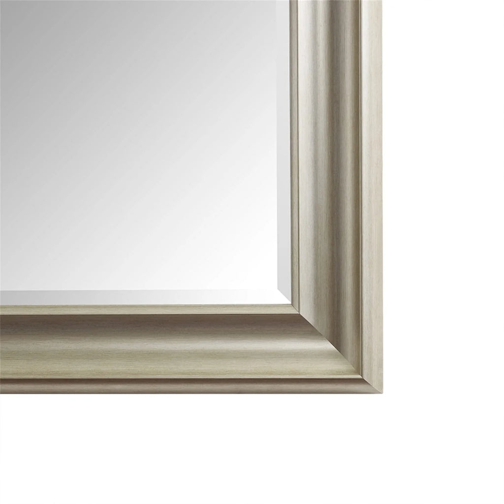Tall Full Length Mirror, Oversized Rectangle Full Body Wall Mounted Mirror with Smooth Faux Wood Frame