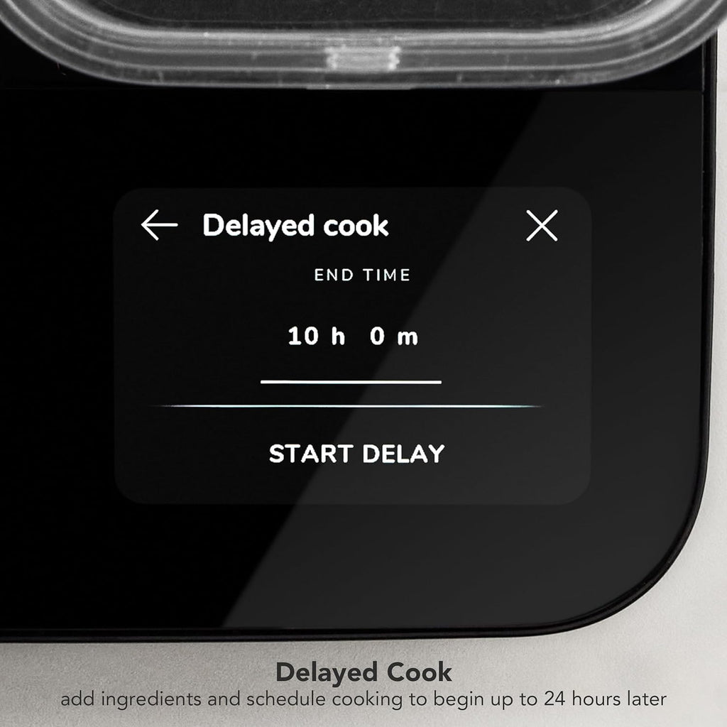 8-Cup Grain and Rice Cooker with Integrated Scale and Delayed Cook