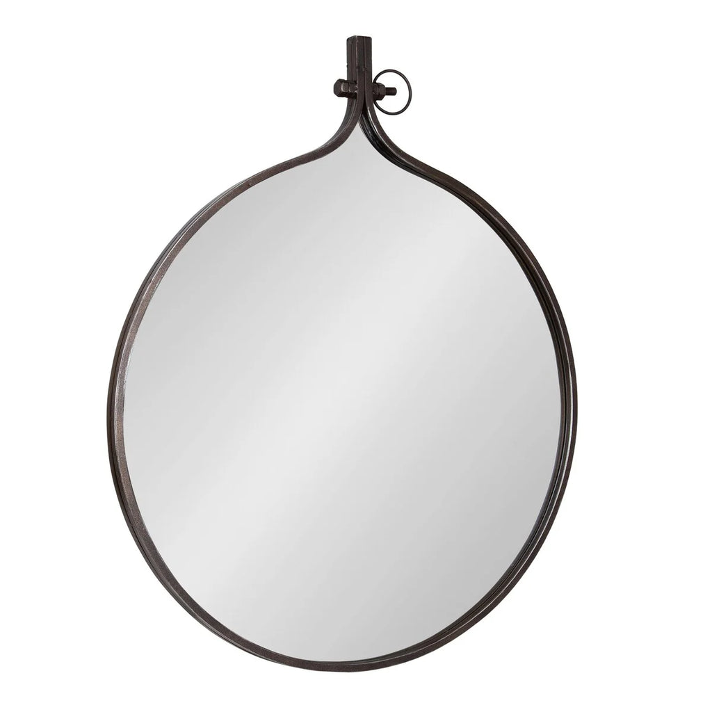 Modern Round Wall Mirror, Decorative Circular Accent Mirror for Living Room, Bedroom and Entryway