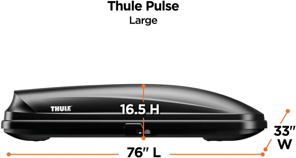 Large Roof Cargo Carrier, Black