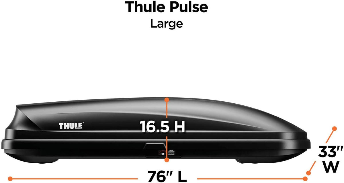 Large Roof Cargo Carrier, Black