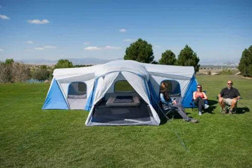 16-Person 3-Room Family Cabin Tent with 3 Entrances