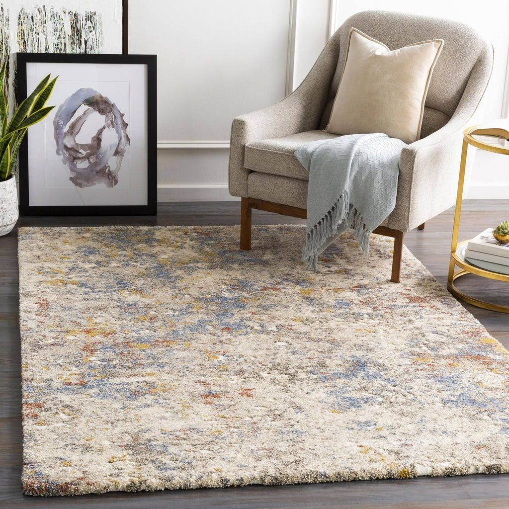 Mid-Century Medallion Area Rug, Modern Decorative Pattern Rug for Living Room, Bedroom and Home Decor