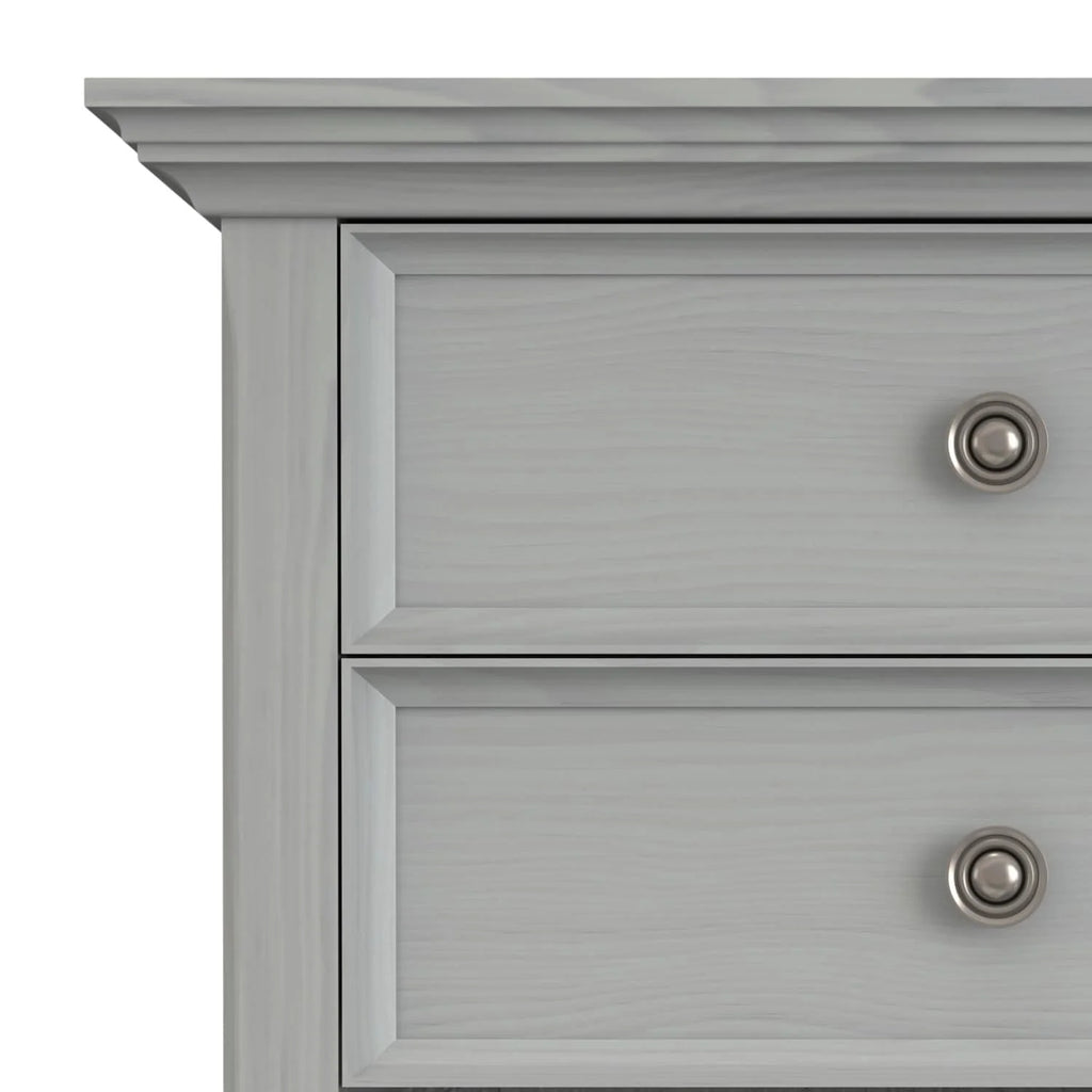 24 Inch Wide Solid Wood Nightstand, Bedside Table and Bedroom End Table