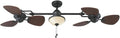 74-Inch Outdoor Ceiling Fan, Bronze