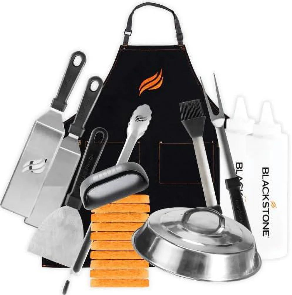 28-Inch XL 3-Burner Outdoor Griddle with Hood and Accessories