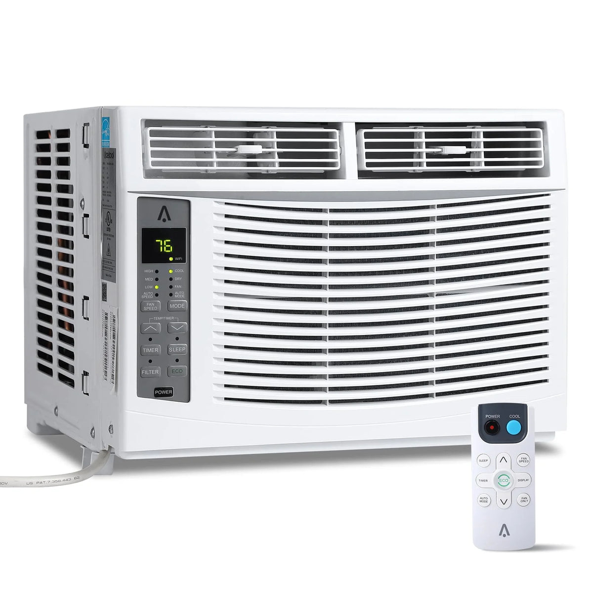 6,000 BTU 115V Window Air Conditioner with Reusable Filter, for Rooms Up to 250 Sq. Ft.