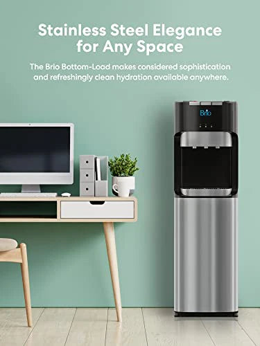 Bottom-Loading Water Cooler Dispenser with 3 Temperature Settings