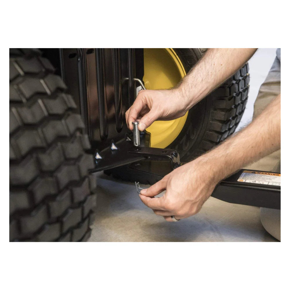 Utility Tow Behind Steel Dump Cart, 750 Pound Capacity
