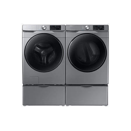 4.5 Cu. Ft. Front-Load Washer and 7.5 Cu. Ft. Electric Dryer, Platinum
