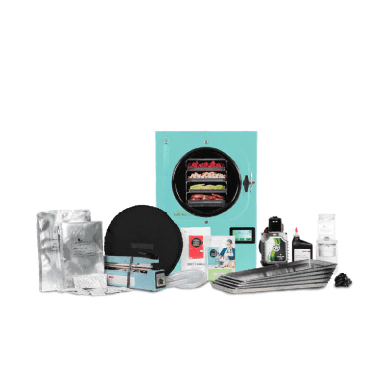 Medium Freeze Dryer with Mylar Starter Kit, Stainless Steel, 6L Capacity, -46°F
