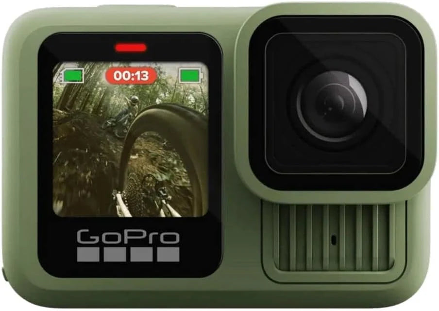 Waterproof Action Camera, 5.3K 60FPS Video, 27MP Photos, Wide-Angle Lens Compatibility, Black