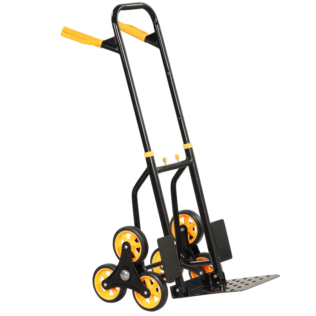 Stair Climber Hand Truck – Heavy-Duty Folding Dolly with Stair Glide Wheels