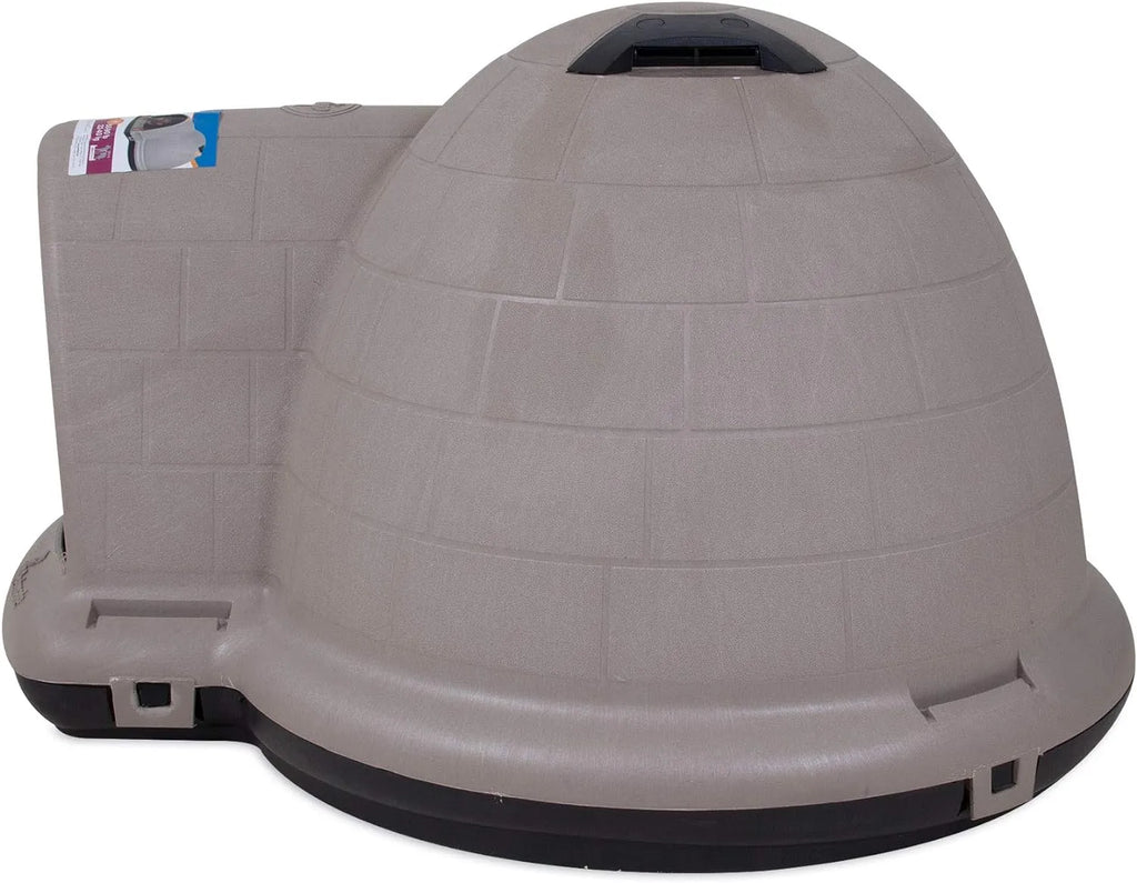 XL Igloo Dog House for 90–125 Lb. Dogs, All-Weather Pet Shelter, Made in USA