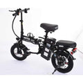 250W Folding Electric Bike for Adults and Teens, Removable Battery, Fat Tires, Black