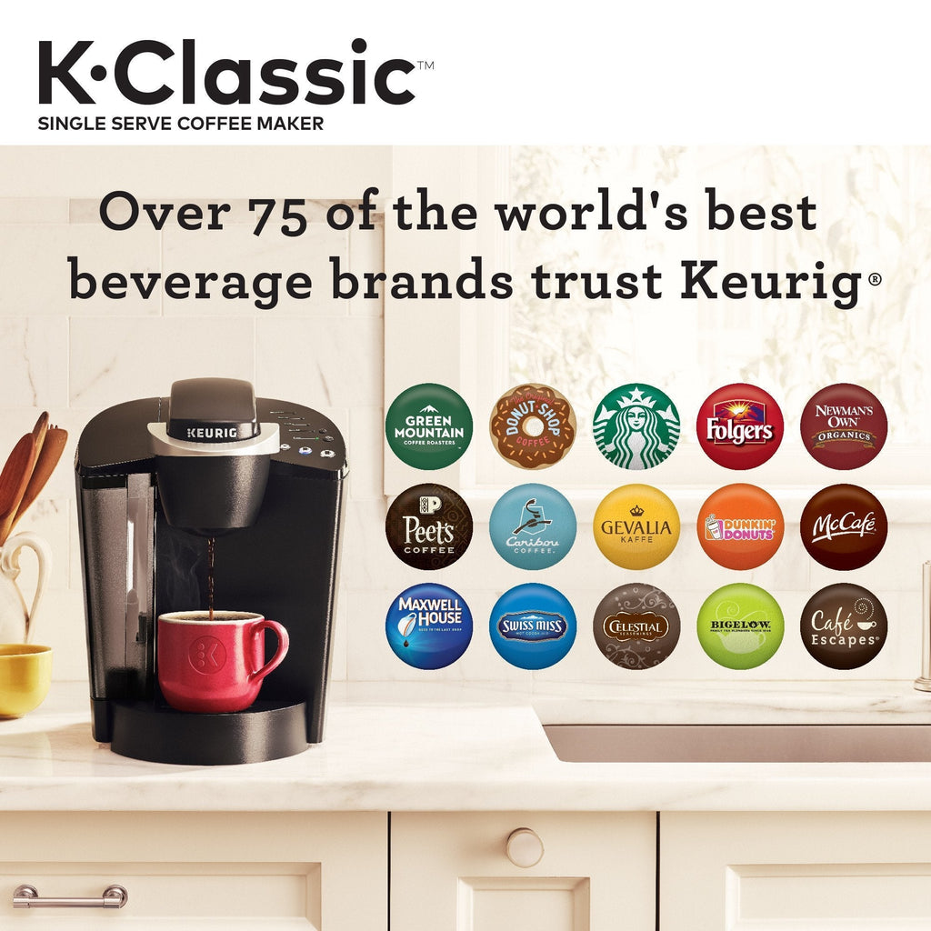 Single-Serve Coffee Maker for Coffee Pods, Black