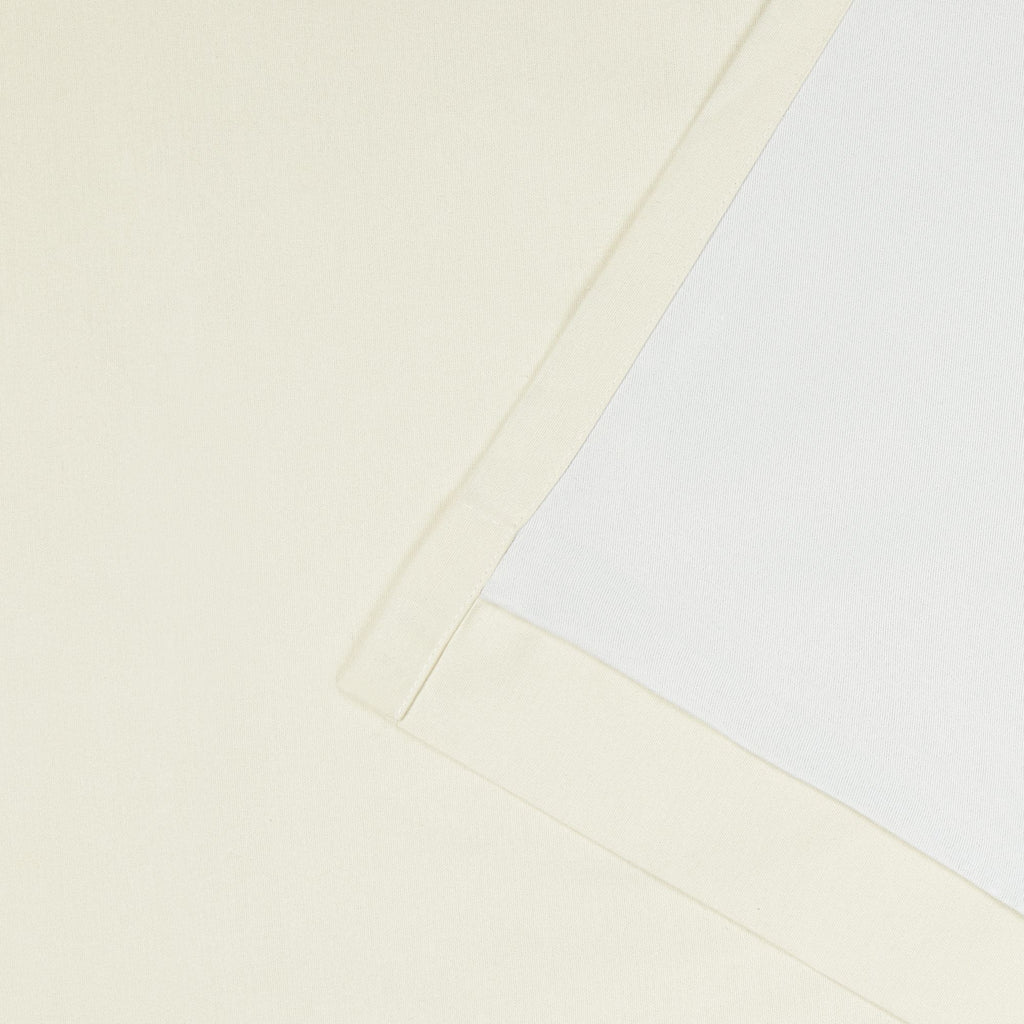 Blackout Single Curtain Panel, Back Tab and Rod Pocket Window Curtain