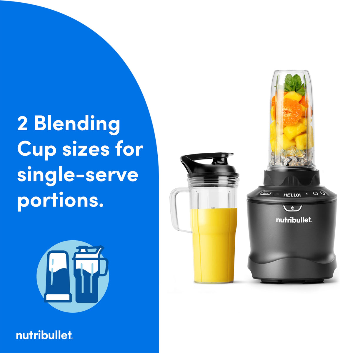 1400-Watt Blender Combo, Multi-Function Countertop Blender with Multiple Speed Settings, Gunmetal