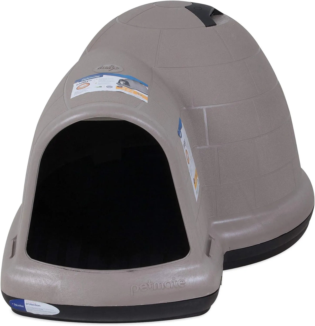 XL Igloo Dog House for 90–125 Lb. Dogs, All-Weather Pet Shelter, Made in USA